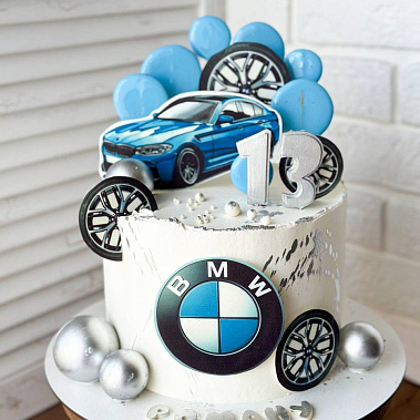 Торт "BMW" купить - салехард.сладкоежкин.рф